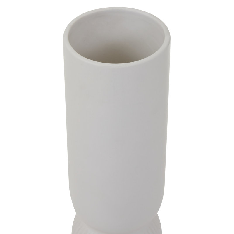 Antto Earthenware Table Vase, White