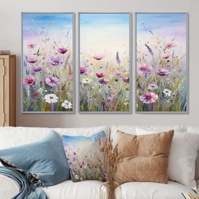 Graeme - Flower Field Wall Decor Set