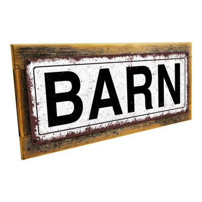 Framed Barn Sign