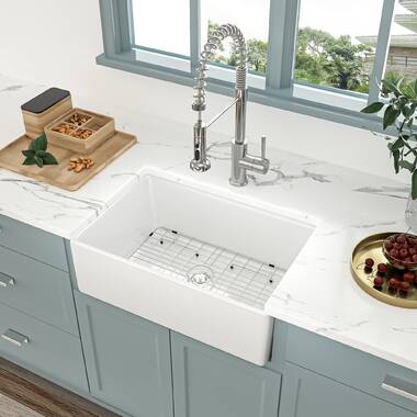 ALFI brand AB511 30 Farm Sink With Lip Single Bowl Design for