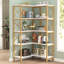 167 cm H x 80 cm W Corner Bookcase-686665987-686665998