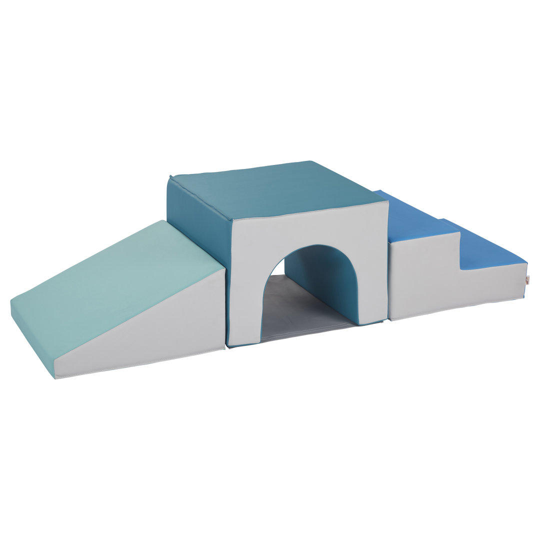 ECR4Kids SoftZone Single Tunnel Climber, Toddler Playset, 3-Piece ECR4Kids 