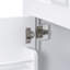 Ensemble de meuble-lavabo 30 po avec lavabo, armoire de salle de bain blanche avec tiroirs, structure solide et panneau de fibres à densité moyenne-488930242