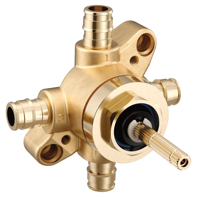 M-Core 3 or 6 Function Transfer Valve with Cold Expansion PEX Connections
