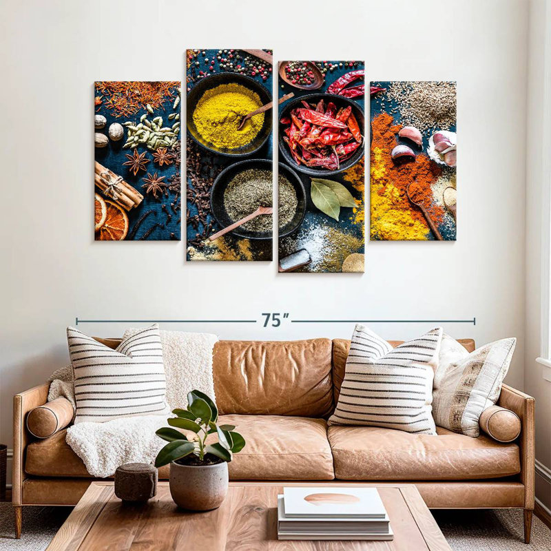 Yarlin Spice Medley, 42" H x 68" W