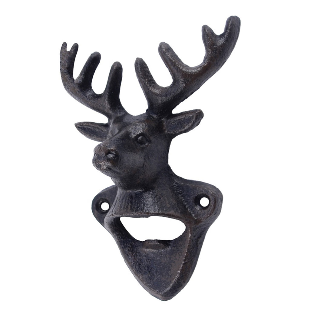 Rodrick Deer Antlers Bottle Opener Millwood Pines