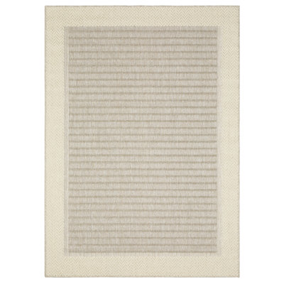 Tapis intérieur / extérieur beige / brun Tavraj