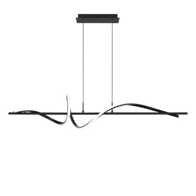 Corkscrew LED Linear Pendant