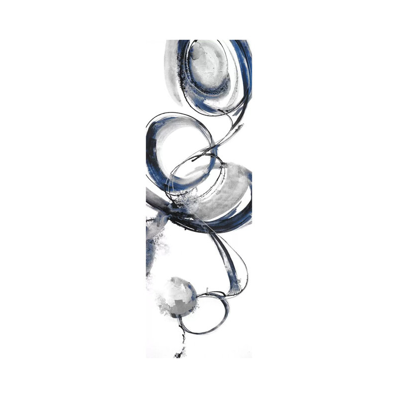 Calligraphy V9 by Liz Jardine - Wrapped Canvas Panoramic Print, 121.92 cm H x 40.64 cm W x 3.175 cm D