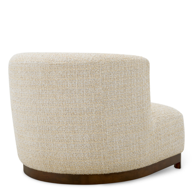 Stelvio Upholstered Chair, Winslow Chenille Beige