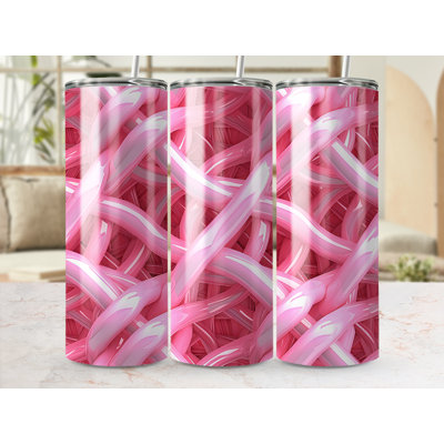 Choose Handmade Tumblers 591 mL Vacuum Insulated Stainless Steel (18/8) Travel Tumbler with Straw