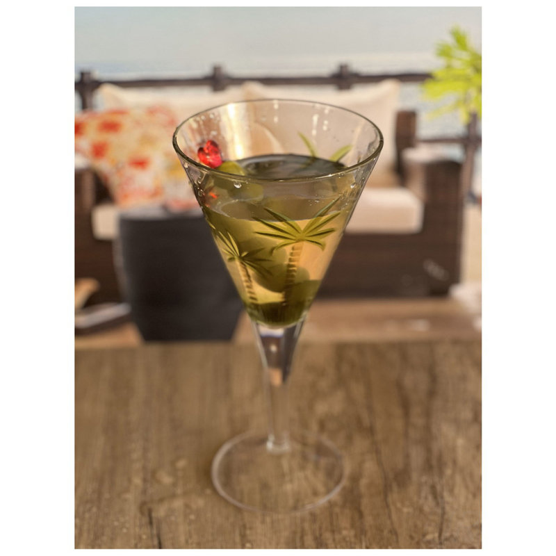 Ensemble de verres à vin en palmier en forme de V sans BPA, incassable et durable pour une dégustation élégante