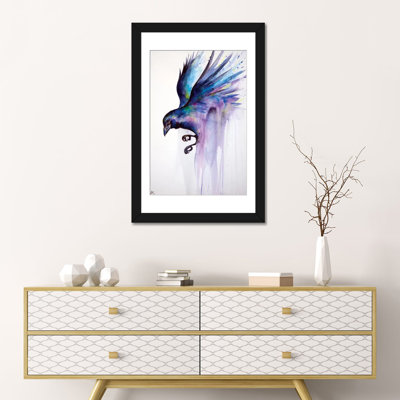 Nevermore par Marc Allante - estampe numérique sur toile tendue avec châssis