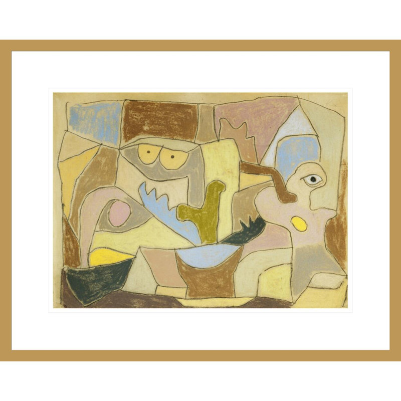 «True également pour les plantes» par Paul Klee, impression giclée encadrée, H 17,46 po x l 21,75 po