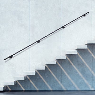 120 po Mains courantes en acier pour escalier