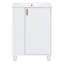 Meuble-lavabo 24 po avec lavabo, armoire de salle de bain avec tablette de porte, rangement latéral ouvert-1826001074