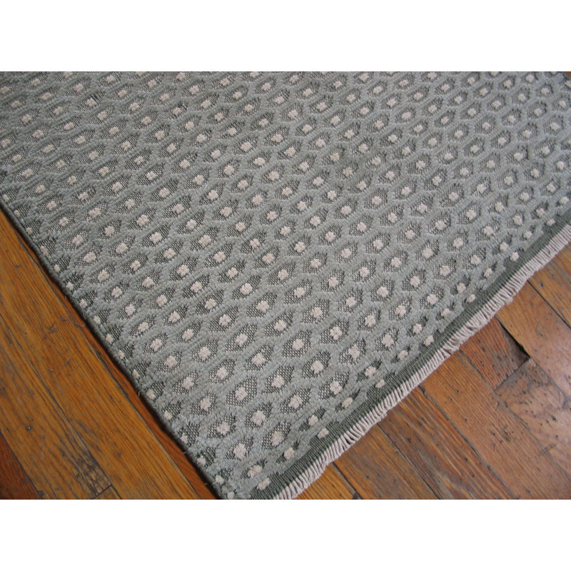 One-of-a-Kind 6' x 9' Rectangle Wool Area Rug in Blue
