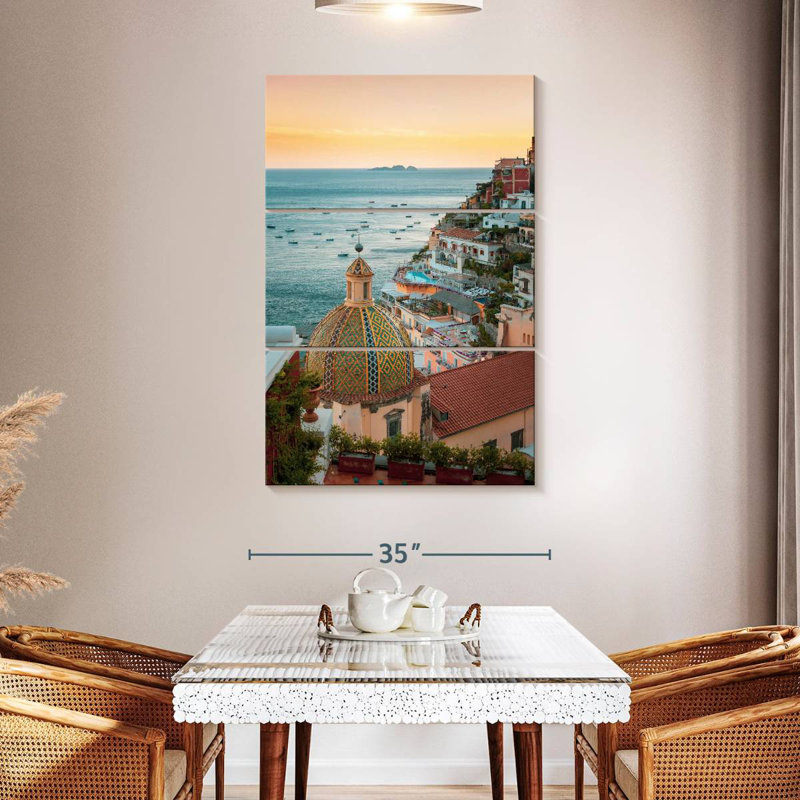 Nicci Coastal Amalfi View, H 65 po x l 42 po