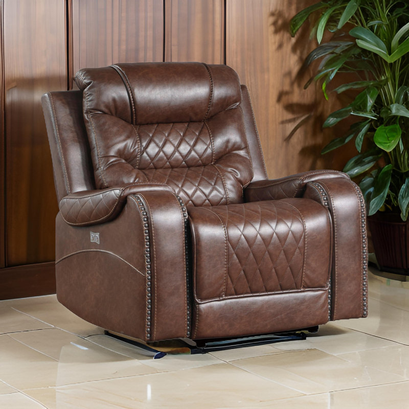 Fauteuil inclinable Natilynn, Brun