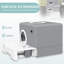 PP Enclosed Cat Litter Box with Scoop-96130708