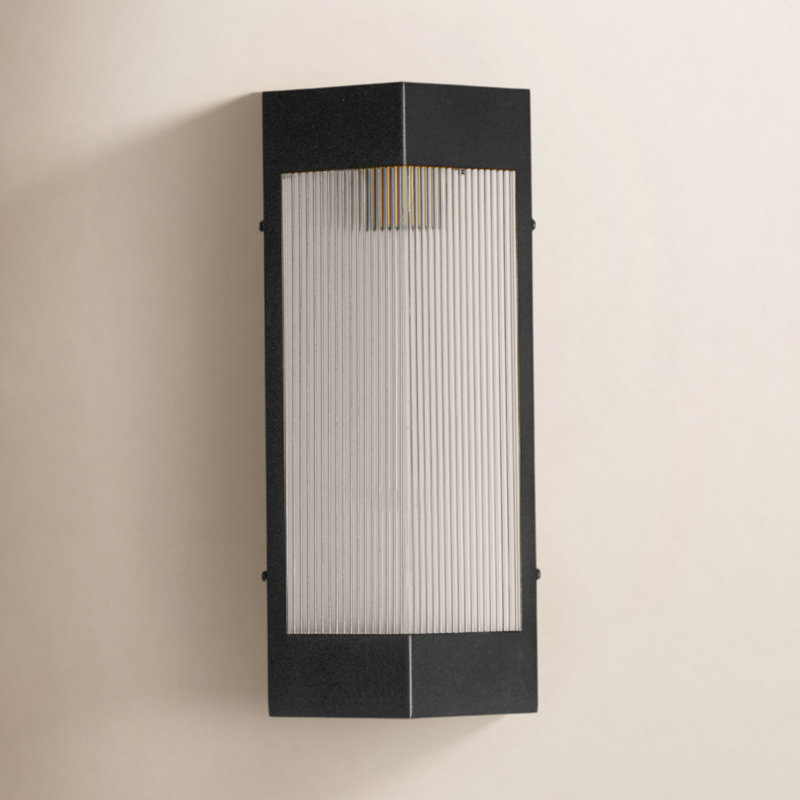 Myra Aluminum Wall Light, 14" H x 6" W x 3" D