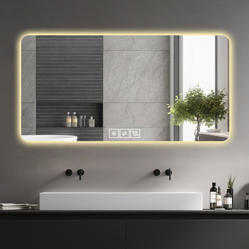 28*60in LED bathroom mirror