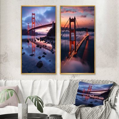 " San Francisco Golden Gate Dream " 2 - Pieces