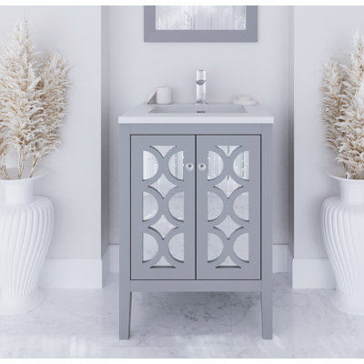 Ensemble de meuble-lavabo simple 24 po Goodrum Stone
