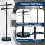 87 cm L Freestanding Towel Rack