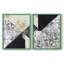 «Tiles & Texture Abstract Angles I», reproduction encadrée de qualité supérieure - prête à être accrochée - aucun clou requis - aucun clou requis-1232439779-1232439791