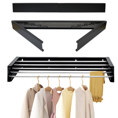 Stainless Steel Wall Mounted Clothes Rack