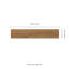 Carreau de plancher et de mur en porcelaine mat 9 po x 47 po Ackland Sandaro-98616193