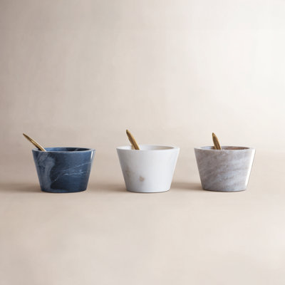 Mavis Marble Pinch Pots Combination Mill