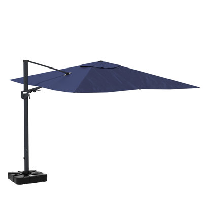 Chasteline 130" Square Cantilever Outdoor Umbrella