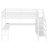 Full Size Metal Loft Bed with Desk & USB,LED lights -1742480360-1742480366