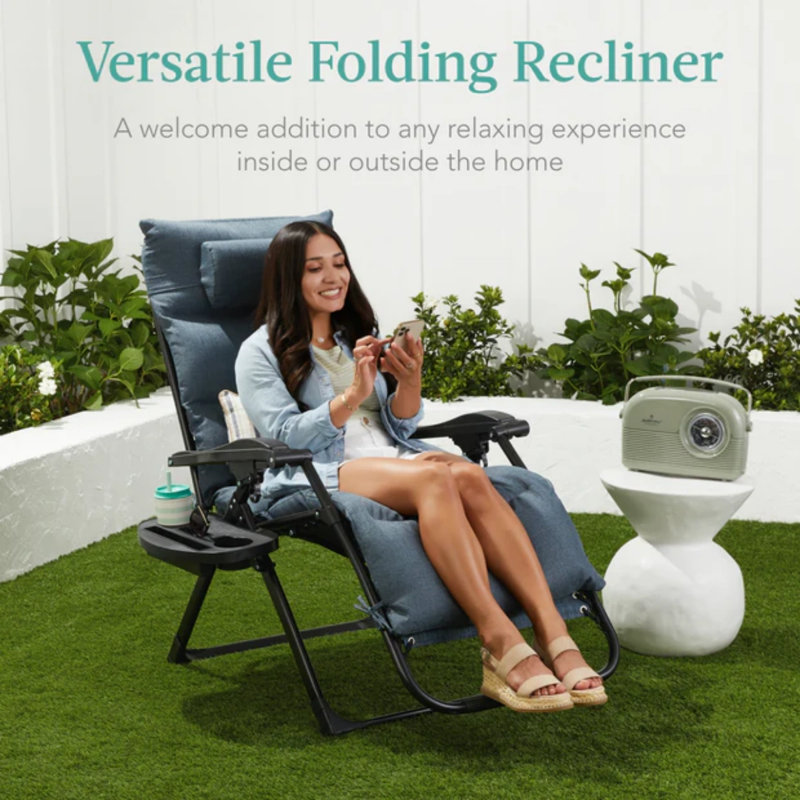 Oversized Zero Gravity Chair, Burnt Orange