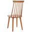 Chaise d'appoint en bois massif Rolde-753859112