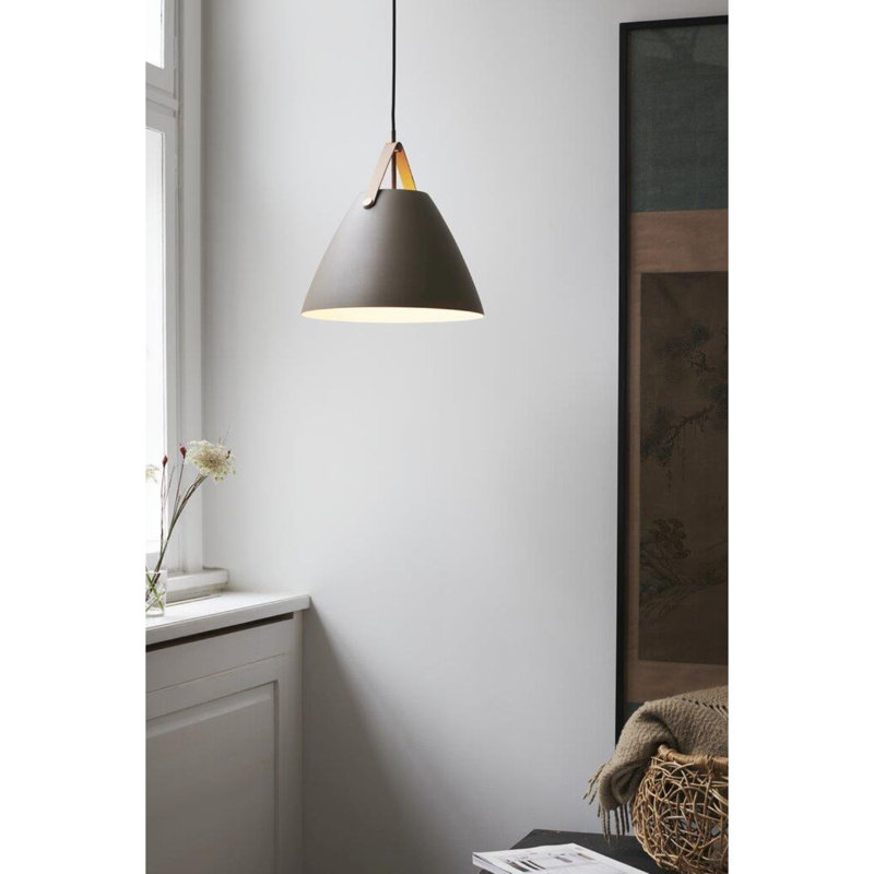 1 - Light Beige Cone Pendant