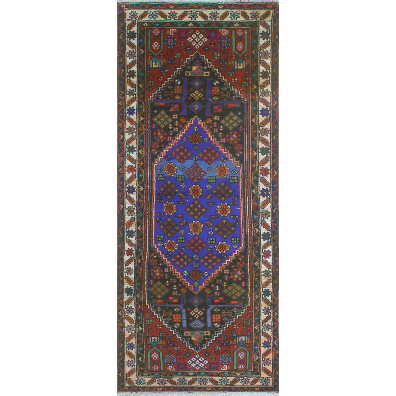 Tapis de couloir anthracite délavé Fine Vintage