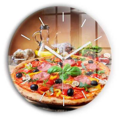 Glass Wall Clock