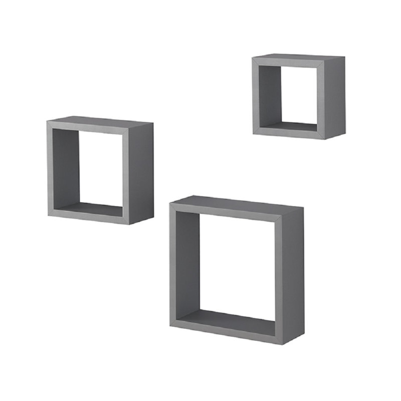Chakiya 3 Piece Square Floating Shelf