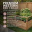 6 ft. W x 3 ft. D Cedar Garden in a Box