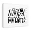 Jesus Touched My Water 1 Piece Wrapped Canvas Wall Art-1671505798