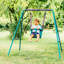 Plum Metal Swing Seat with Chains