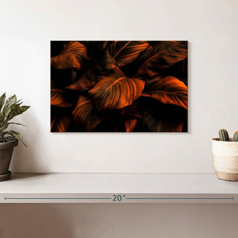 Harnek Bronze Toned Leaves