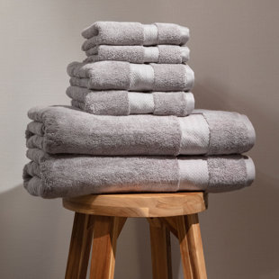 6 Piece 100% Organic Cotton Towel Set