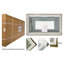 Santiago Flat LED Mirror with Drawers