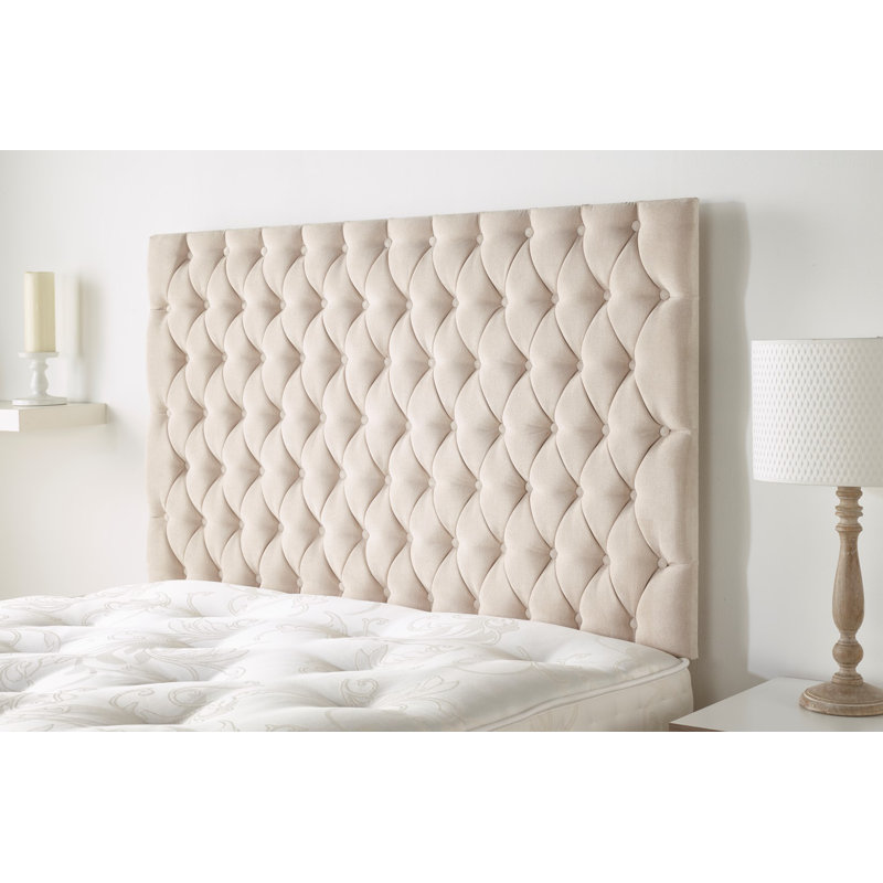 Campiglia Upholstered Headboard, Double (4'6"), Beige