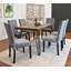 Ensemble de salle à manger 7 pièces, table à manger en épingle à cheveux avec 6 chaises, 3 options de couleurs-1109607507-1108495101