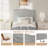 Upholstered Linen Headboard with Adjustable Height-1015513045-1015513044